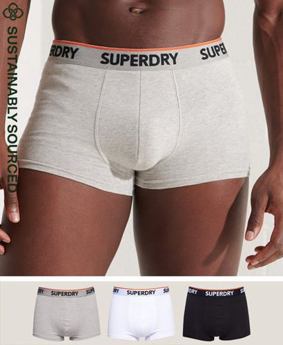 Pack de 3 calzoncillos bóxer clásicos de algodón orgánico - Superdry - Modalova