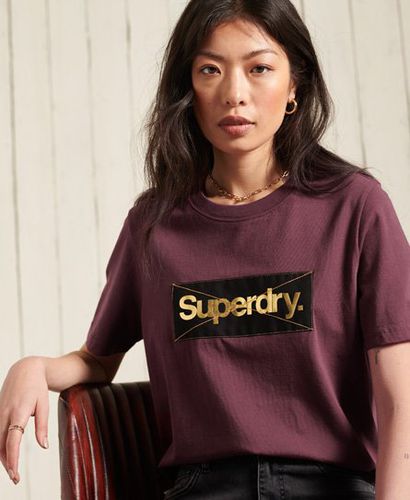 Core Patina T-Shirt mit Logo - Superdry - Modalova