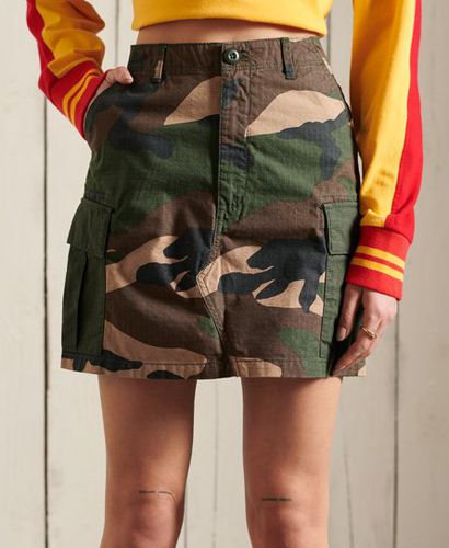 Women's Straight Cargo Skirt / Colarado Camo - Size: 12 - Superdry - Modalova