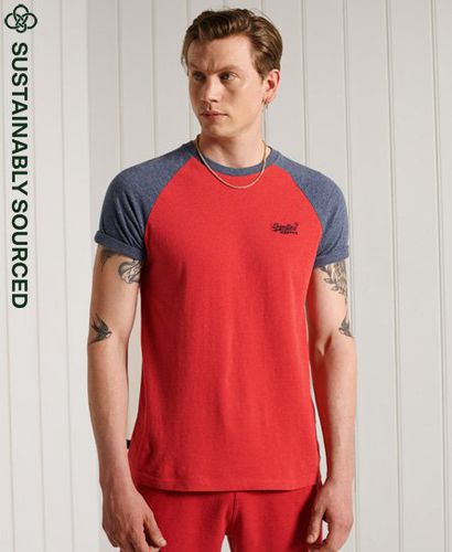 Camiseta de béisbol de algodón orgánico - Superdry - Modalova