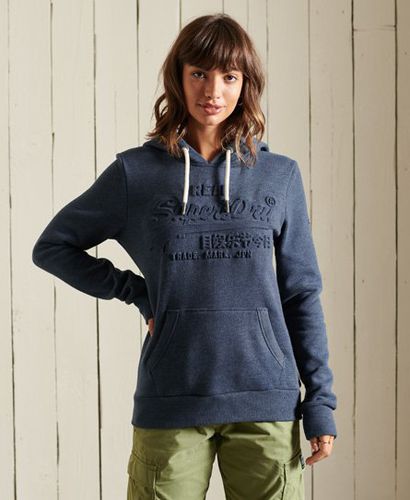 Sudadera con capucha y logo Vintage en relieve - Superdry - Modalova