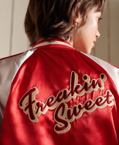 Women's Suika Jacket Red / Soda Pop Red - Size: 10 - Superdry - Modalova