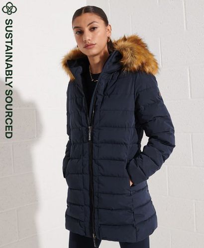 Women's Extralanger Arctic Steppmantel - Größe: 36 - Superdry - Modalova