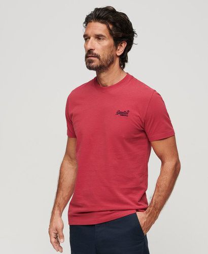 Men's Organic Cotton Essential Logo T-Shirt / Cranberry Crush - Size: Xxxl - Superdry - Modalova