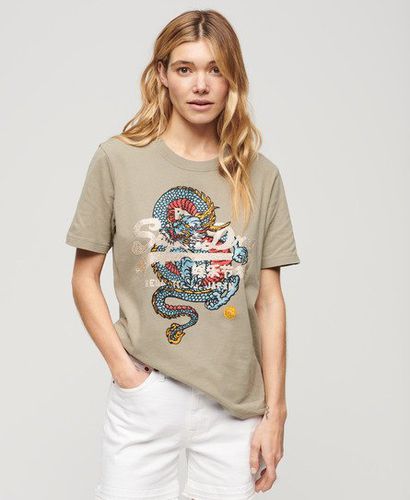 Damen Lässiges Tokyo T-Shirt - Größe: 38 - Superdry - Modalova