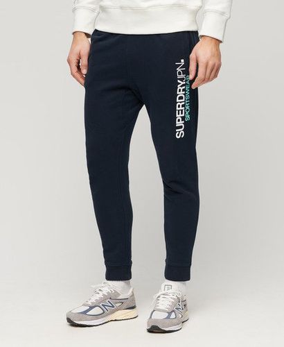 Men's Sportswear Logo Tapered Joggers / Eclipse - Size: L - Superdry - Modalova