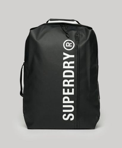 Ladies Logo Print 25 Litre Tarp Backpack, Black, Size: 25L - Superdry - Modalova