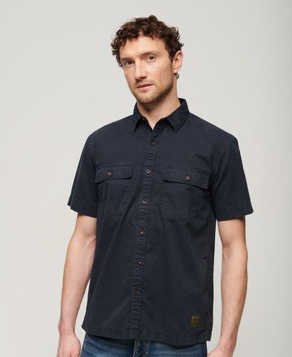 Men's Military Short Sleeve Shirt / Eclipse - Size: L - Superdry - Modalova