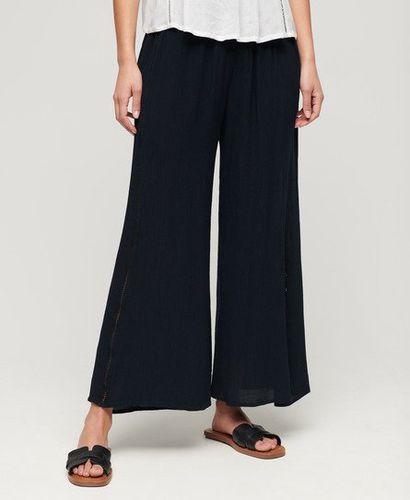 Ladies Comfortable Beach Pants, Navy Blue, Size: 12 - Superdry - Modalova