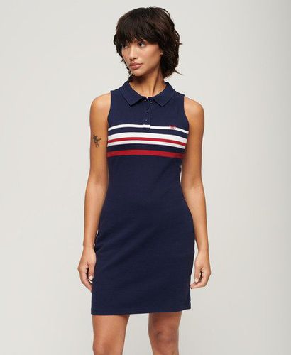 Women's Jersey Polo Mini Dress / Richest - Size: 14 - Superdry - Modalova