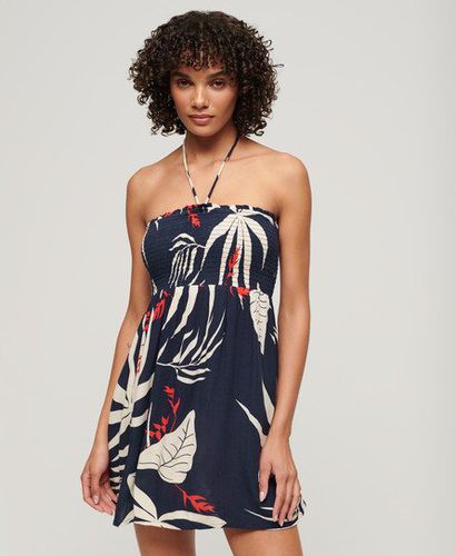 Women's Mini Beach Dress Navy / Jungle Silhouette - Size: 12 - Superdry - Modalova