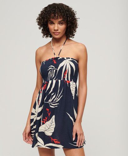 Women's Mini Beach Dress Navy / Jungle Silhouette - Size: 8 - Superdry - Modalova