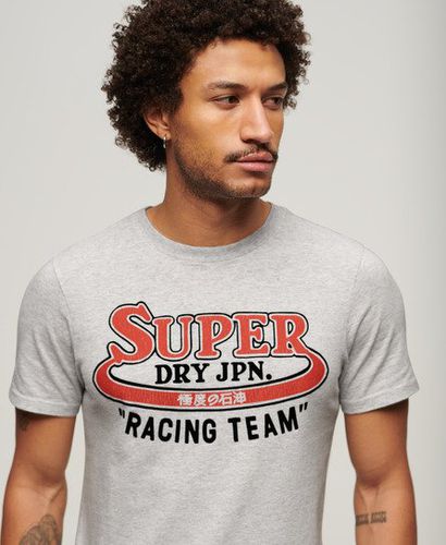 Men's Reworked Classic Graphic T-Shirt Grey / Flake Grey Marl - Size: L - Superdry - Modalova