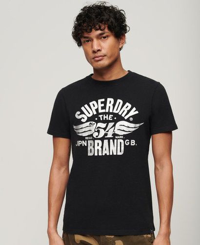 Men's Reworked Classic Graphic T-Shirt Black / Nero Black Marl - Size: L - Superdry - Modalova