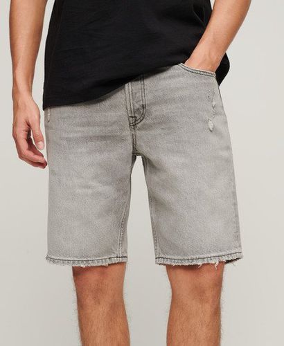 Men's Vintage Straight Shorts Dark Grey / Washed Grey - Size: 34 - Superdry - Modalova