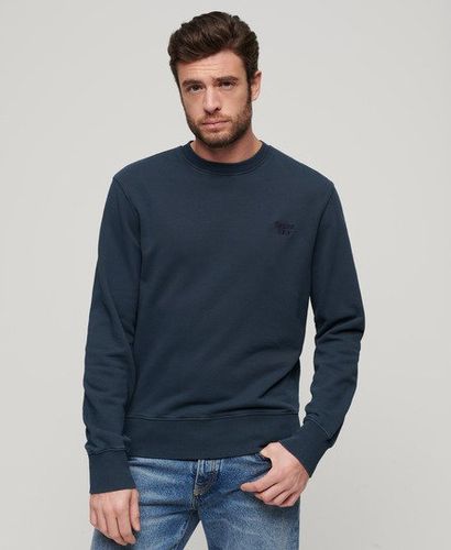 Men's Vintage Washed Sweatshirt Navy / Eclipse Navy - Size: M - Superdry - Modalova