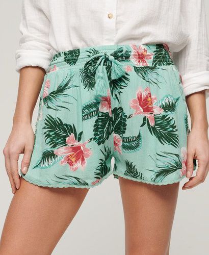 Women's Beach Shorts / Luna Rose Mint - Size: 10 - Superdry - Modalova