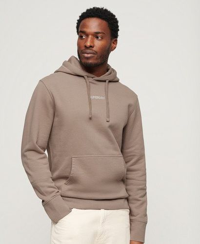 Herren Hoodie mit Lockerer Passform und Mikro-Logo - Größe: L - Superdry - Modalova