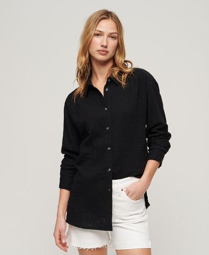 Women's Longline Beach Shirt - Size: 10 - Superdry - Modalova