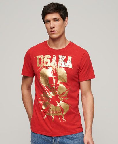 Men's Osaka 6 Foil Standard T-Shirt / Risk - Size: S - Superdry - Modalova