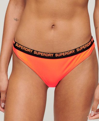 Ladies Elastic Cheeky Bikini Briefs, Orange, Size: 10 - Superdry - Modalova