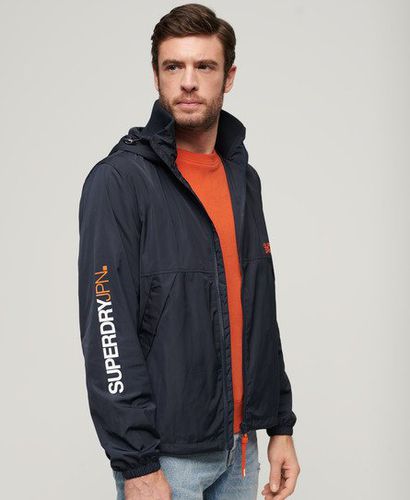 Men's Hooded SD Windbreaker Jacket Navy / Eclipse Navy - Size: Xxxl - Superdry - Modalova