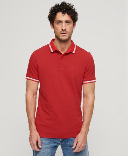 Men's Sportswear Tipped Polo Shirt Red / Apple Red - Size: Xxxl - Superdry - Modalova