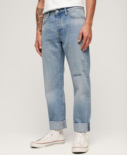 Men's Straight Jeans Light Blue / Oakwood Light - Size: 28/32 - Superdry - Modalova
