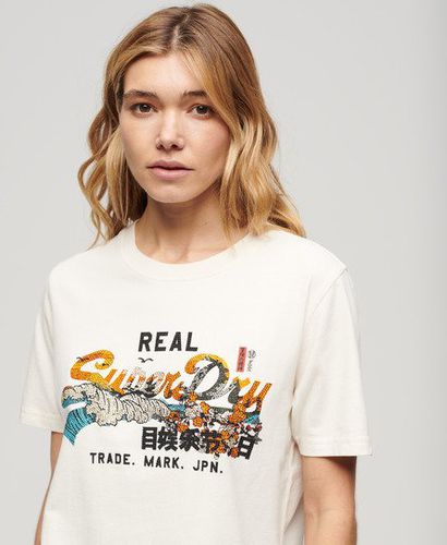Damen Lässiges Tokyo T-Shirt - Größe: 38 - Superdry - Modalova