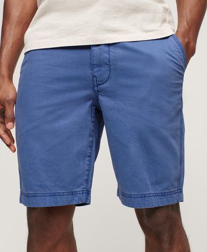 Men's Vintage International Shorts Blue / Azure Blue - Size: 28 - Superdry - Modalova