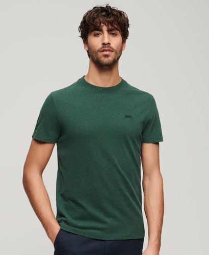 Men's Organic Cotton Essential Small Logo T-Shirt / Buck Marl - Size: Xxl - Superdry - Modalova
