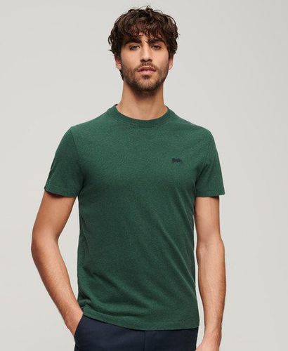 Men's Organic Cotton Essential Small Logo T-Shirt / Buck Marl - Size: L - Superdry - Modalova