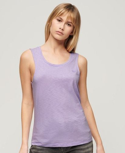 Women's Scoop Neck Tank Top Purple / Light Lavender Purple - Size: 10 - Superdry - Modalova