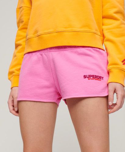 Ladies Sportswear Logo Racer Shorts, , Size: 10 - Superdry - Modalova