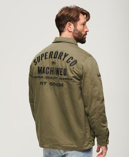 Men's Military M65 Leichte Jacke mit Stickerei - Größe: L - Superdry - Modalova