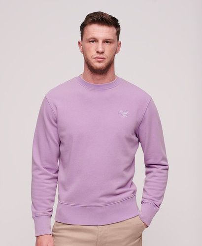 Men's Vintage Washed Sweatshirt Purple / Lavender Purple - Size: M - Superdry - Modalova