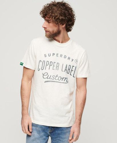 Herren Copper Label Workwear T-Shirt Logo-Druck, Größe: S - Superdry - Modalova