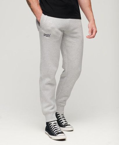 Men's Essential Logo Joggers Light Grey / Glacier Grey Marl - Size: XL - Superdry - Modalova