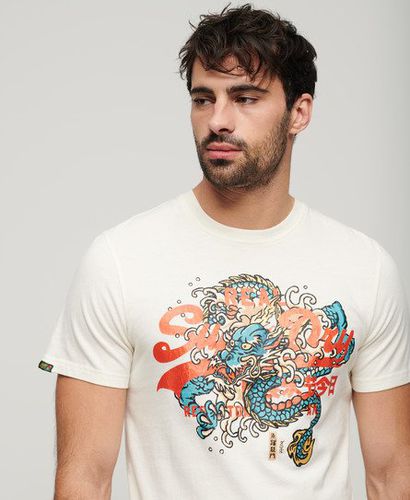 Men's Tokyo Graphic T Shirt / Off - Size: S - Superdry - Modalova