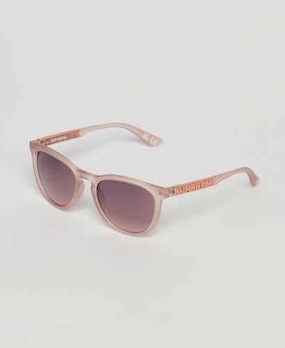 Women's Sdr Keyhole Round Sunglasses Pink / Pink / Smoke Fade - Size: 1SIZE - Superdry - Modalova