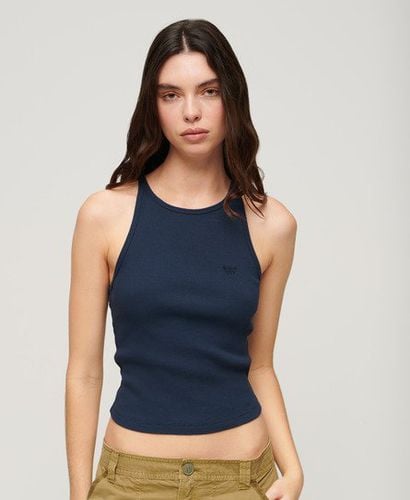 Damen Essential Racer-Tanktop mit Logo - Größe: 10-12 - Superdry - Modalova