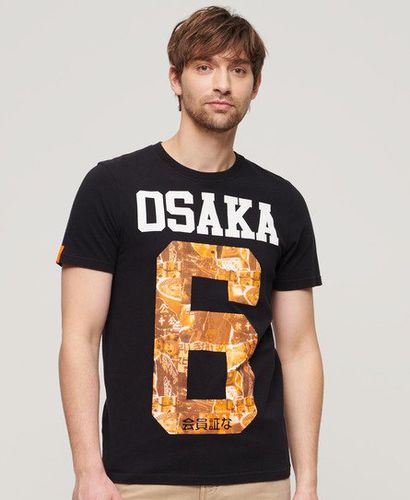 Men's Osaka 6 City Standard T-Shirt Black - Size: M - Superdry - Modalova