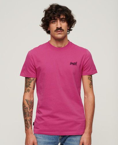 Men's Organic Cotton Essential Logo T-Shirt / Echo - Size: L - Superdry - Modalova
