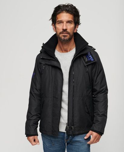 Men's Hooded Mountain SD Windbreaker Jacket Black / Black/everton - Size: Xxxl - Superdry - Modalova