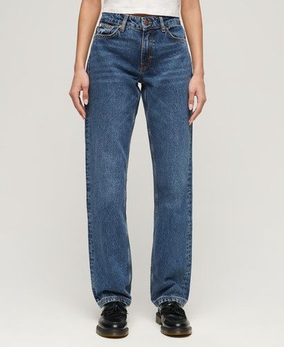 Damen Jeans mit Geradem Bein und Mittlerer Leibhöhe - Größe: 28/32 - Superdry - Modalova