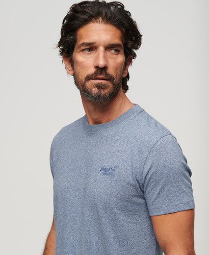 Men's Organic Cotton Essential Logo T-Shirt / Bay Marl - Size: S - Superdry - Modalova