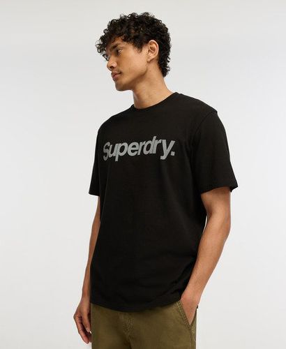Men's Core Logo City Loose T-Shirt Black - Size: M - Superdry - Modalova