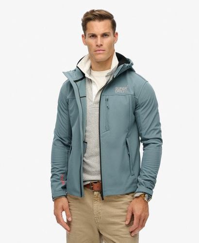 Herren Softshell Trekker Kapuzenjacke - Größe: Xxl - Superdry - Modalova