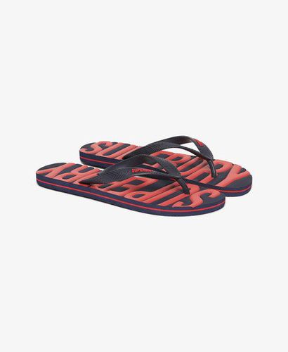 Herren Vegane Vintage Flip-Flops - Größe: 8-9 - Superdry - Modalova