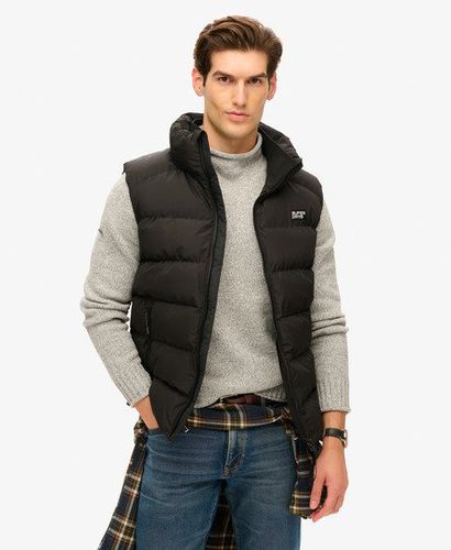 Herren Sports Steppweste - Größe: L - Superdry - Modalova